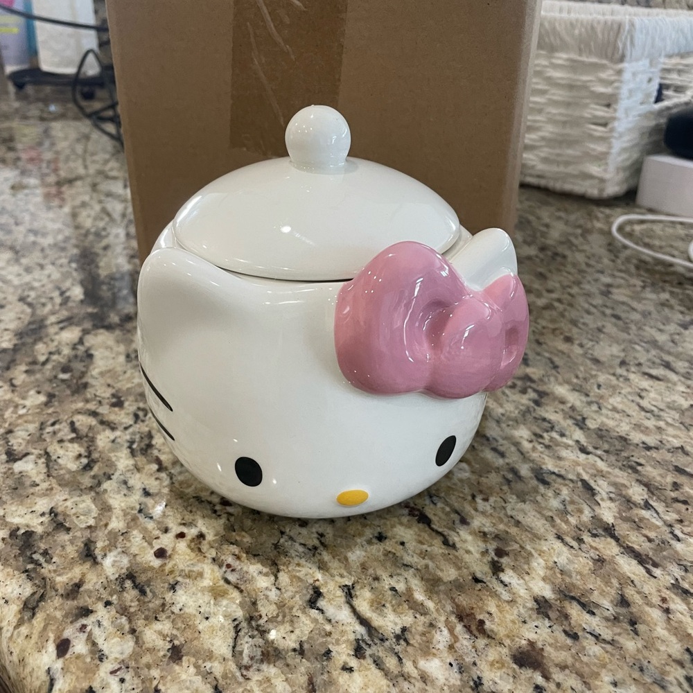 Hello Kitty White Ceramic Bowl
